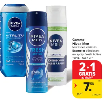 Offre: Nivea Men
