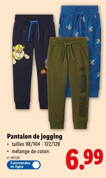 Offre: Pantalon de jogging