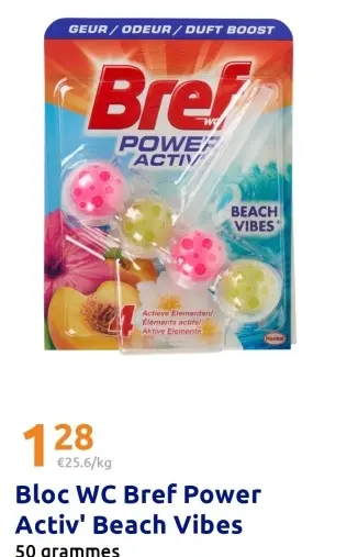Offre: Bloc WC Bref Power Activ' Beach Vibes