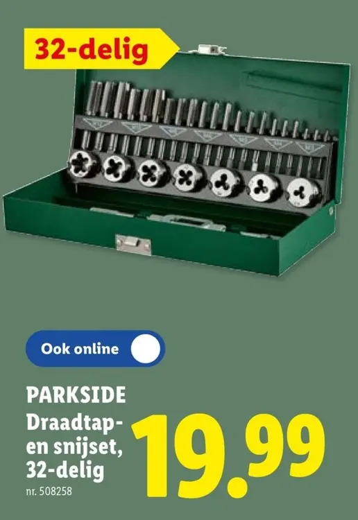 Promotie: Draadtap- en snijset