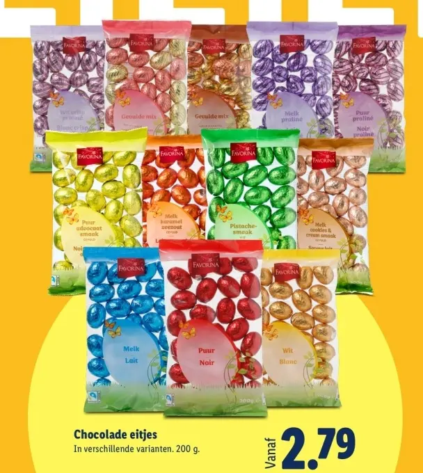 Aanbieding: Chocolade eitjes