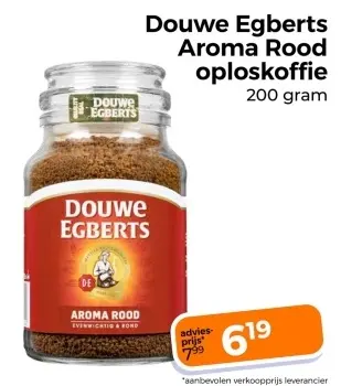 Aanbieding: Aroma Rood oploskoffie