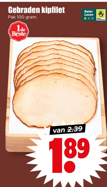 Aanbieding: Gebraden kipfilet