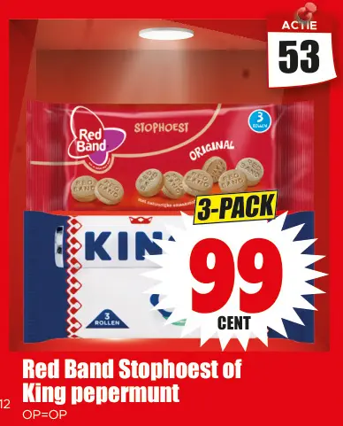Aanbieding: Red Band Stophoest of King pepermunt
