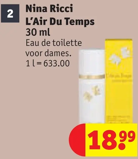 Promotie: L'Air Du Temps Eau de toilette voor dames