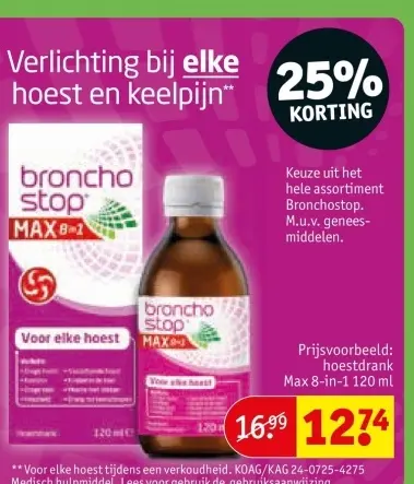 Aanbieding: Bronchostop MAX 8-in-1