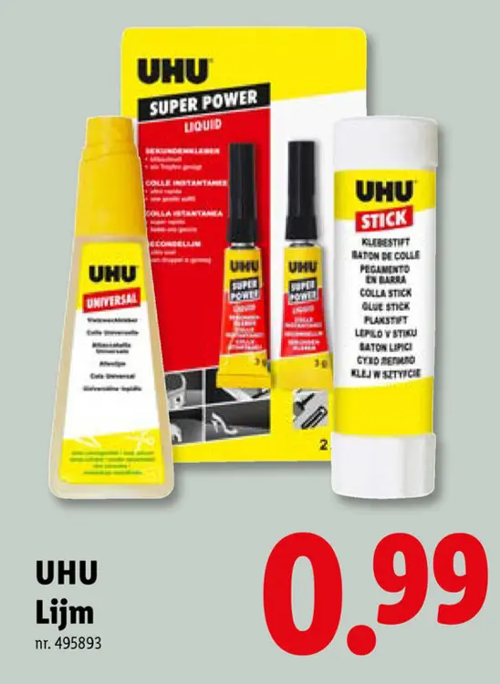 Promotie: Lijm