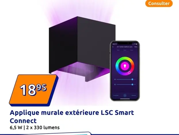 Offre: Applique murale extérieure LSC Smart Connect