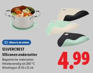 Aanbieding: Siliconen onderzetter