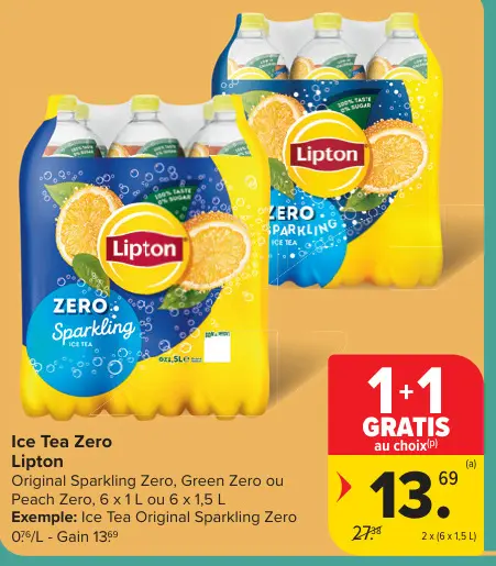 Offre: Ice Tea Zero