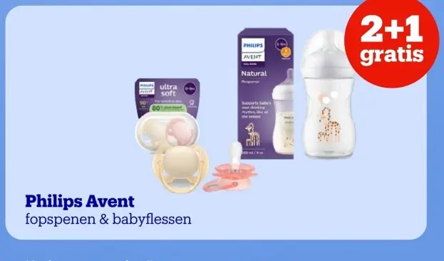 Promotie: fopspenen & babyflessen