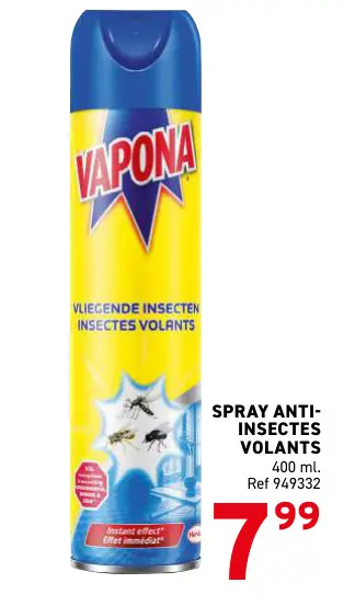 Offre: Spray anti-insectes volants