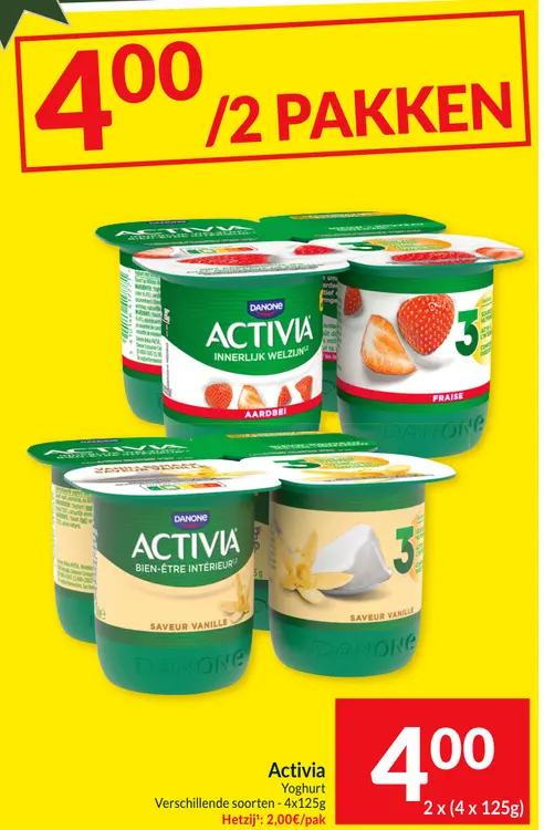 Aanbieding: Activia Yoghurt