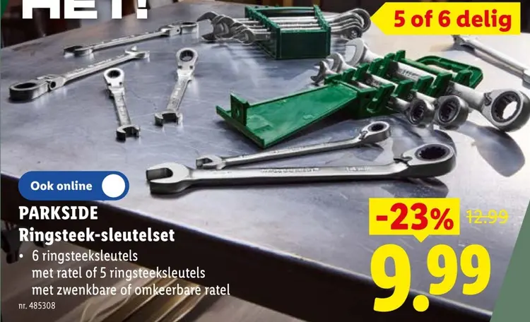 Promotie: Ringsteek-sleutelset