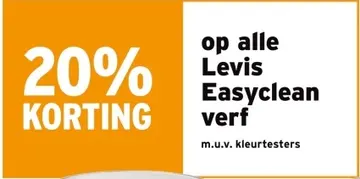 Aanbieding: Levis Easyclean verf
