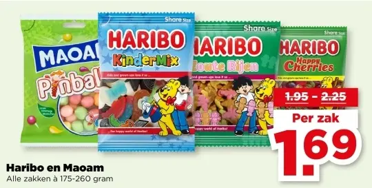 Aanbieding: Haribo en Maoam