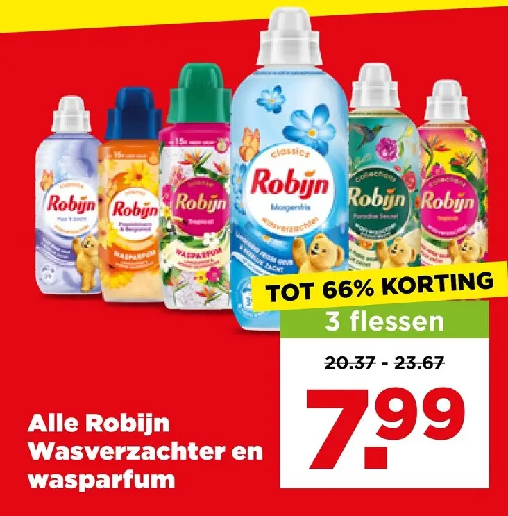 Aanbieding: Robijn Wasverzachter en wasparfum