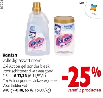 Aanbieding: Vanish volledig assortiment