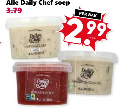 Aanbieding: Daily Chef soep