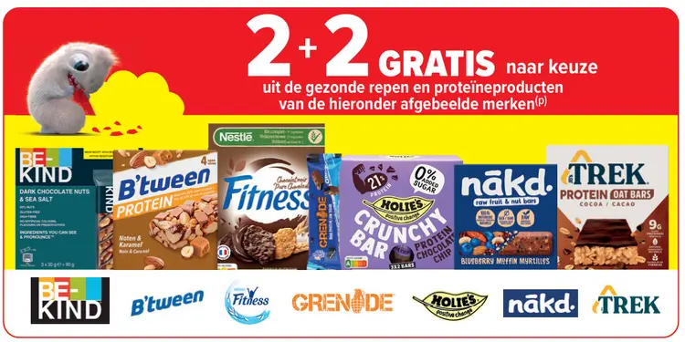 Promotie: Gezonde repen en proteïneproducten