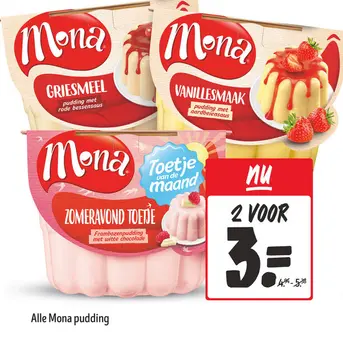 Aanbieding: Alle Mona pudding