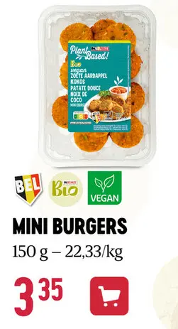Promotie: Mini burgers