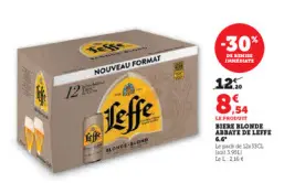 Offre: BIERE BLONDE ABBATE DE LEFFE