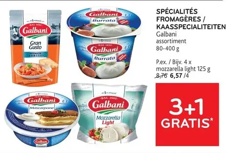 Offre: Spécialités fromagères / kaasspecialiteiten