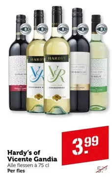 Aanbieding: Hardy's of Vicente Gandia