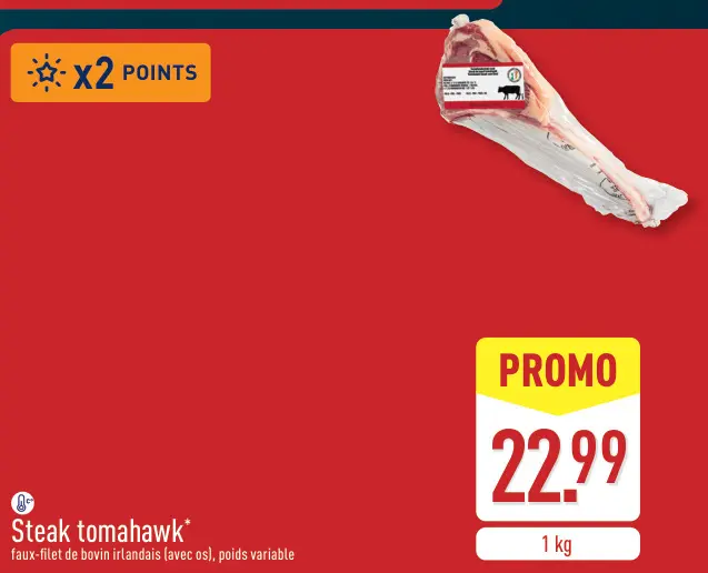Offre: Steak tomahawk