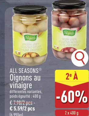 Offre: Oignons au vinaigre