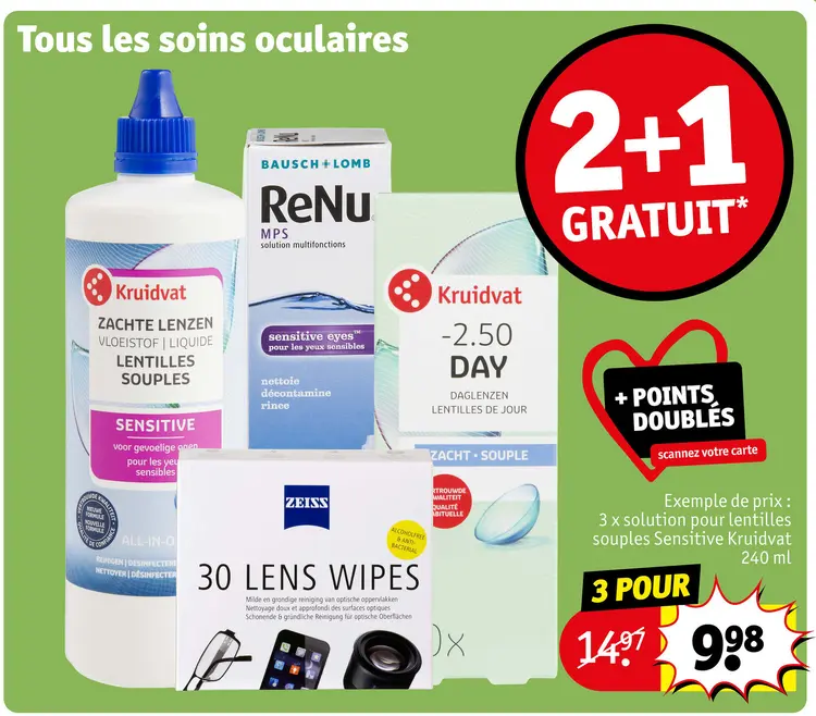 Offre: Tous les soins oculaires
