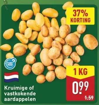 Aanbieding: Kruimige of vastkokende aardappelen