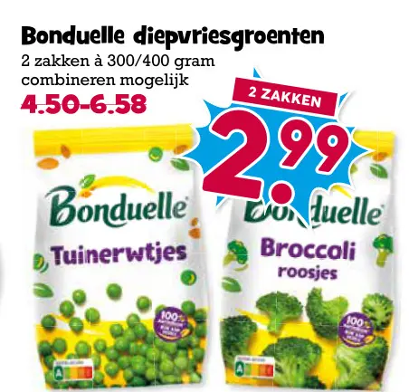Aanbieding: Diepvriesgroenten
