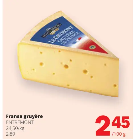 Promotie: Franse gruyère