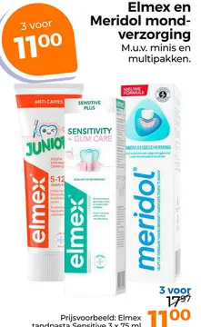 Aanbieding: Elmex en Meridol mondverzorging
