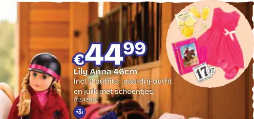 Promotie: Lily Anna 46cm