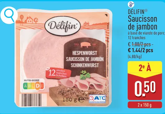 Offre: Saucisson de jambon