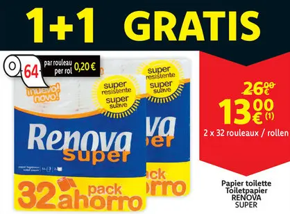 Offre: Papier toilette