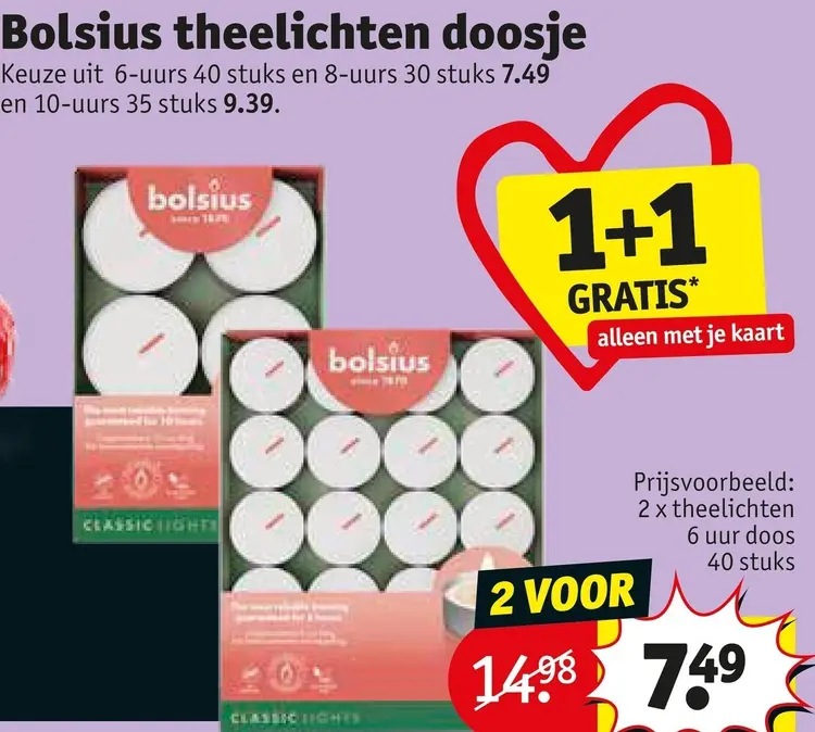 Promotie: Theelichten doosje