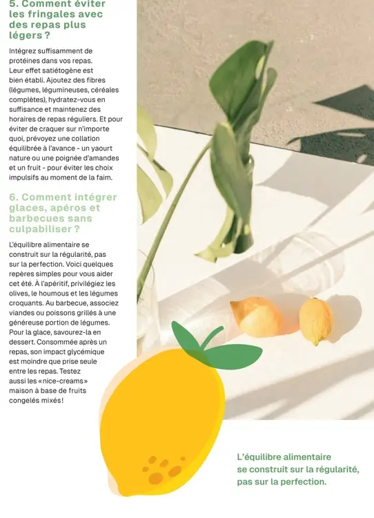 Offre: Comment éviter les fringales avec des repas p