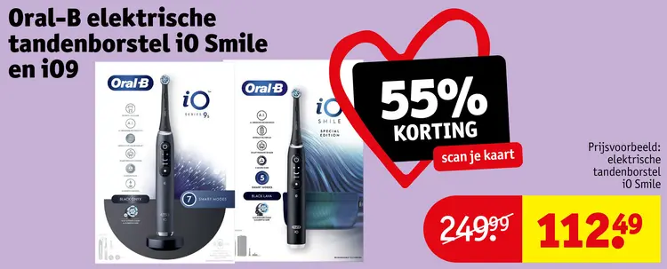 Aanbieding: elektrische tandenborstel iO Smile en iO9
