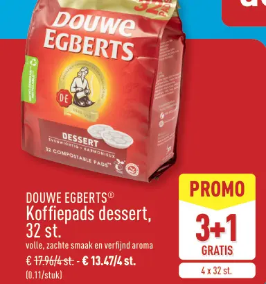 Promotie: Koffiepads dessert