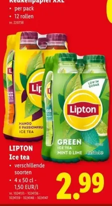 Promotie: Ice tea