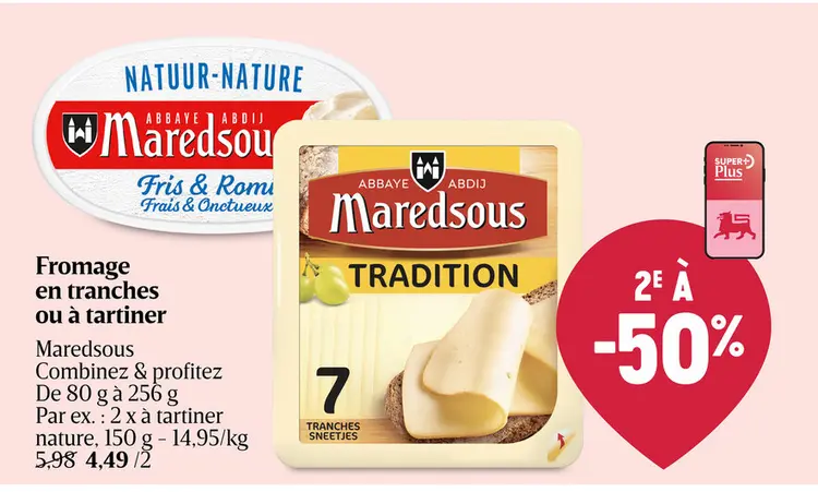 Offre: Fromage à tartiner| Double Crème| 2 Portions