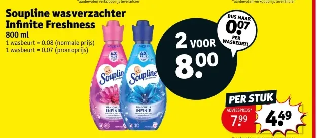 Promotie: Wasverzachter Infinite Freshness