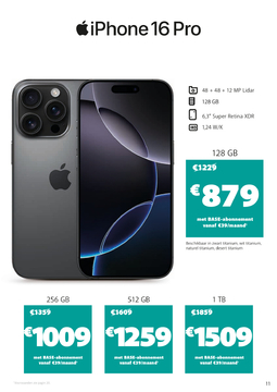 Aanbieding: iPhone 16 Pro