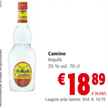 Aanbieding: Camino tequila