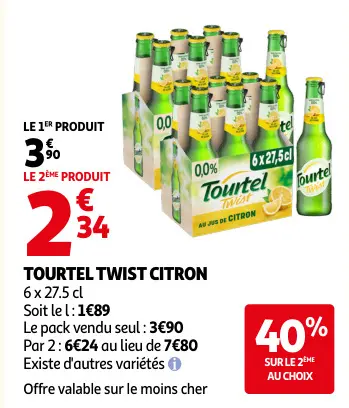Promotie: Tourtel twist citron