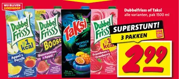 Aanbieding: Dubbelfrisss of Taksi